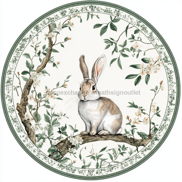 Easter Rabbit Sign, DCO-13324, Sign For Wreath, 10